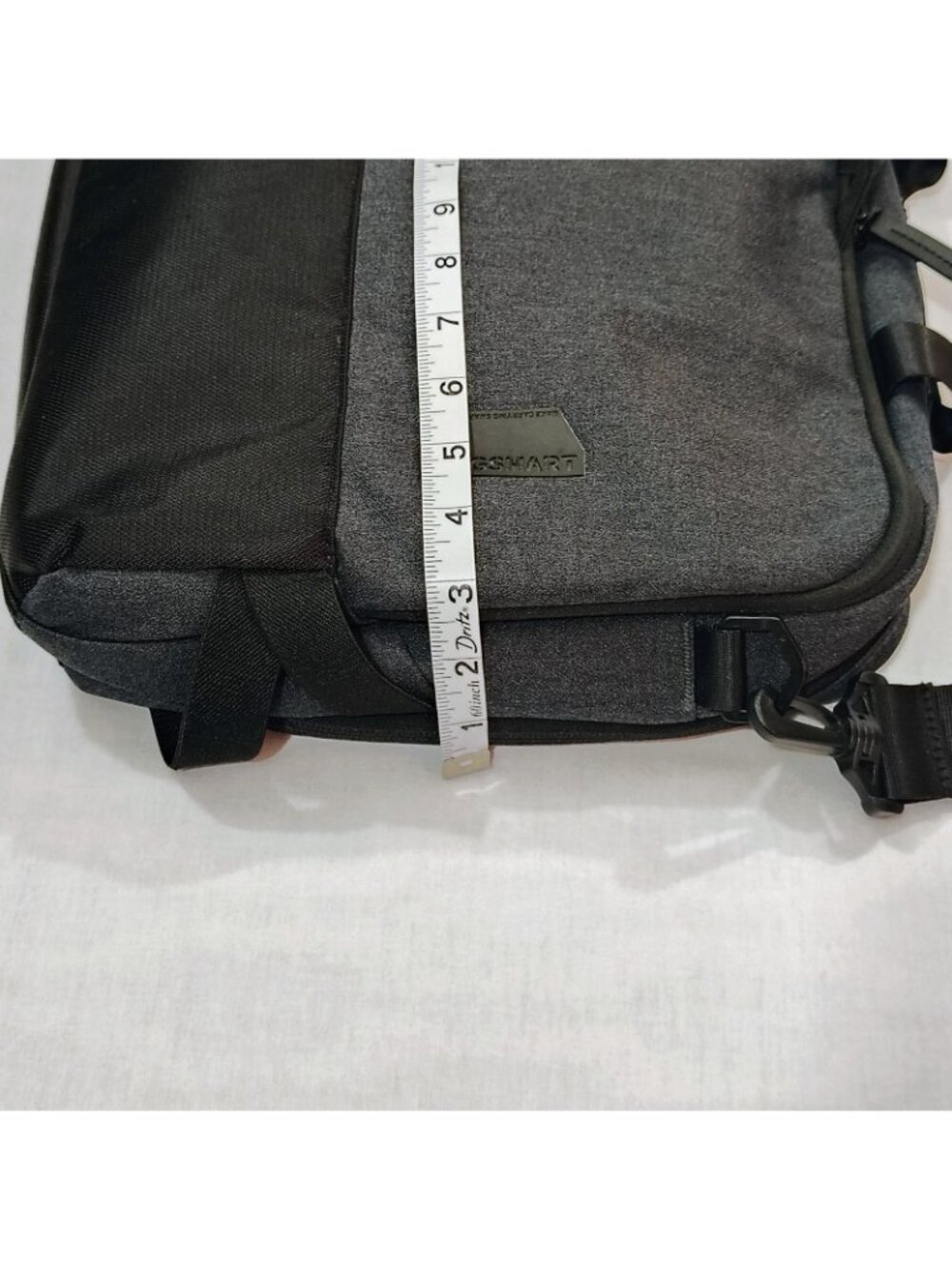 BagSmart Laptop Messenger Bag Briefcase Gray Black Digi Smart RFID Travel Office - Picture 13 of 16